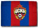 Флаг ЦСКА 5 с креплением на боковое стекло автомобиля