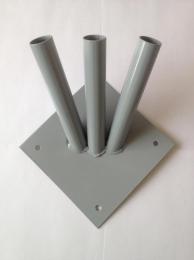 Кронштейн на стену на три флага