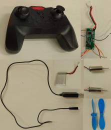 Компоненты для самолета на пульте дистанционного управления