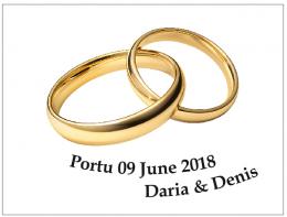 Флаг свадьба 6