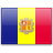 Флаг Андорры с креплением на присоске на крыло автомобиля