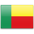 Флаг Бенина с креплением на присоске на крыло автомобиля