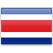 Флаг Коста-Рики с креплением на боковое стекло автомобиля