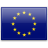 Флаг Европейского Союза с креплением на боковое стекло автомобиля