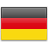 Флаг Германии с креплением на боковое стекло автомобиля