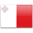 Флаг Мальты с креплением на боковое стекло автомобиля