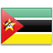 Флаг Мозамбика с креплением на присоске на крыло автомобиля