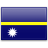 Флаг Науру с креплением на боковое стекло автомобиля