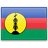 Флаг Новой Каледонии с креплением на присоске на крыло автомобиля