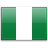 Флаг Нигерии с креплением на боковое стекло автомобиля