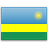 Флаг Руанды с креплением на боковое стекло автомобиля