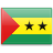 Флаг Сан-Томе И Принсипи с креплением на присоске на крыло автомобиля