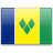 Флаг Сент-Винсента и Гренадины с креплением на присоске на крыло автомобиля