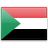 Флаг Судана с креплением на присоске на крыло автомобиля