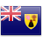 Флаг островов Теркс и Кайкос с креплением на боковое стекло автомобиля