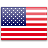 Флаг Соединенных Штатов Америки с креплением на присоске на крыло автомобиля