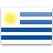 Флаг Уругвая с креплением на боковое стекло автомобиля