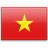 Флаг Вьетнама с креплением на присоске на крыло автомобиля