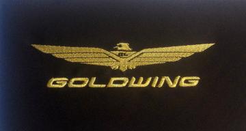 Флаг Голдвинг (Goldwing) (вышивка золото)