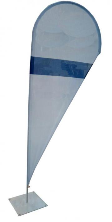 Флагшток 2.5 метра "виндер капля" с основанием