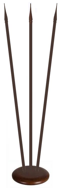 Подставка напольная для трех флагов