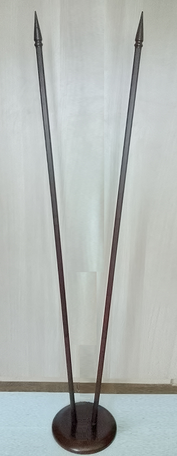 Подставка напольная для двух флагов