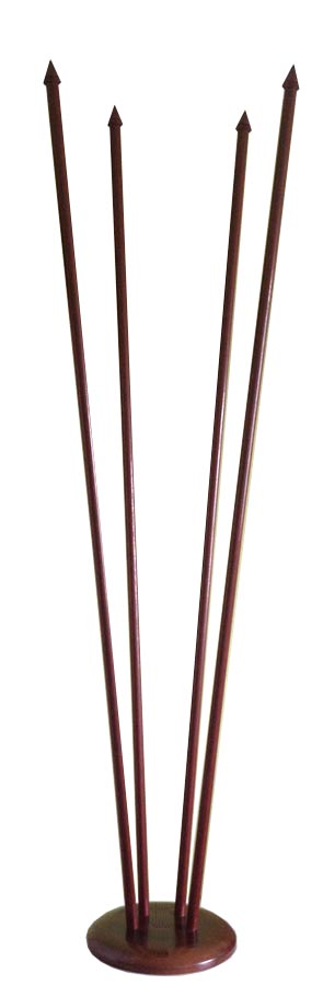 Подставка напольная для четырех флагов