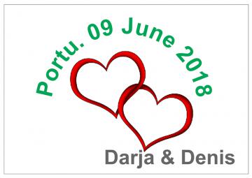 Флаг свадьба 8