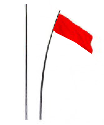 Флагшток 2.9 метра раздвижной (удочка)