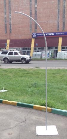 Флагшток 2.1 метра "виндер" с основанием