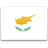 Флаг Кипра с креплением на боковое стекло автомобиля