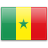 Флаг Сенегала с креплением на боковое стекло автомобиля