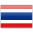 Флаг Таиланда с креплением на боковое стекло автомобиля