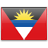 Флаг Антигуа и Барбуды с креплением на присоске на крыло автомобиля