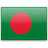 Флаг Бангладеш с креплением на боковое стекло автомобиля