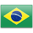 Флаг Бразилии с креплением на боковое стекло автомобиля