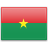Флаг Буркина Фасо с креплением на присоске на крыло автомобиля