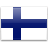 Флаг Финляндии с креплением на боковое стекло автомобиля