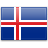 Флаг Исландии с креплением на боковое стекло автомобиля