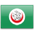 Флаг Исламской Конференции с креплением на присоске на крыло автомобиля