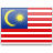 Флаг Малайзии с креплением на боковое стекло автомобиля