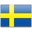 Флаг Швеции с креплением на боковое стекло автомобиля