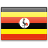 Флаг Уганды с креплением на присоске на крыло автомобиля