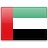 Флаг Объединеных Арабских Эмиратов с креплением на присоске на крыло автомобиля