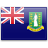 Флаг Виргинских островов Великобритания с креплением на боковое стекло автомобиля