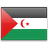 Флаг Западной Сахары с креплением на боковое стекло автомобиля