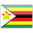 Флаг Зимбабве с креплением на присоске на крыло автомобиля