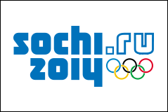 Флаг Олимпиады 2014 в Сочи