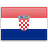 Флаг Хорватии с креплением на присоске на крыло автомобиля