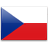 Флаг Чешской Республики с креплением на присоске на крыло автомобиля